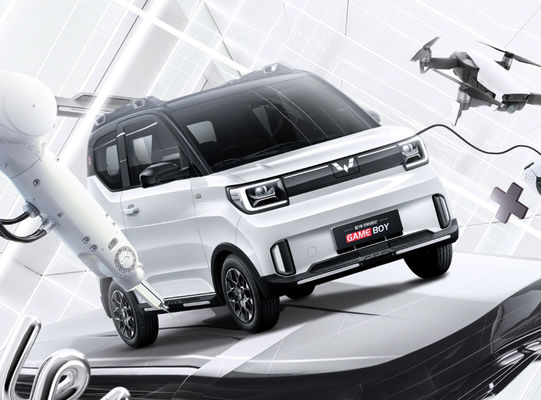 รถมินิ EV 120-170KM Wuling Ev Car 3 ประตู 4 ที่นั่งขนาดกะทัดรัด