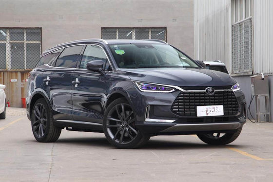 600-730KM Byd Tang รถยนต์ไฟฟ้าขนาดกลาง SUV 5 ประตู 7 ที่นั่ง