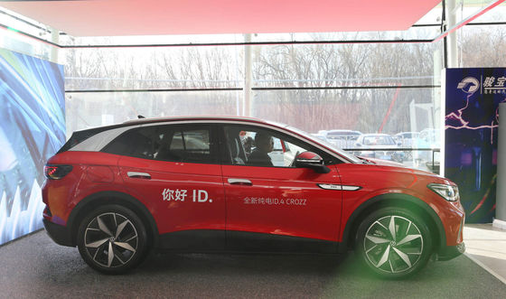 ID.4 CROZZ VW EV รถ 400-550KM รถยนต์ไฟฟ้าล้วน 5 ประตู 5 ที่นั่ง