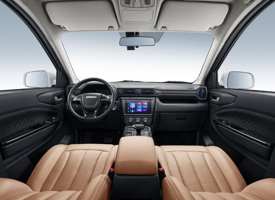 E380 Dongfeng มอเตอร์ไฟฟ้า รถยนต์ MPV 310KM 5 ประตู 5-8 ที่นั่ง